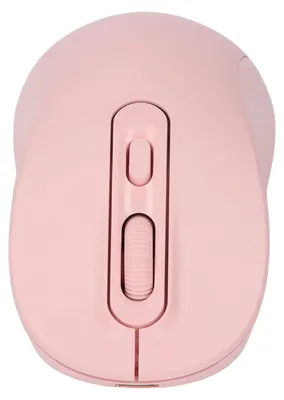 Obrázok produktu pre Bezdrôtová myš 2,4 GHz s podporou Bluetooth, dvojitý režim, dobíjateľná, tichá, prenosná počítačová myš s prijímačom pre tablety a notebooky, ružová