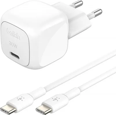 Produktbild von Belkin WCA008kq1MWH-B6, Drinnen, AC, 1 m, Weiß