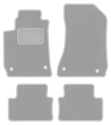 Immagine prodotto di Tappetini in moquette per Alfa Romeo 159 2006-2011 (berlina/station wagon/Sportwagon) – set 4 pezzi, grigi, su misura – Wielganizator OSLO
