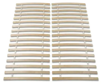 Produktbild von Lattenrost 180 x 200 cm, Natur - Rollrost aus Birke-Schichtholz mit 17 Federleisten, inklusive Montageschrauben, vielseitig einsetzbar
