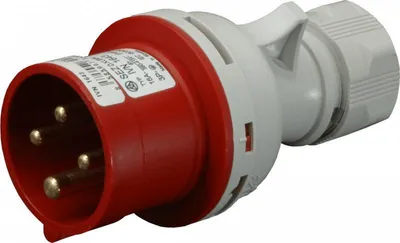 Produktbild von Industriestecker, Schutzart IP44, 16A/4P, 400V