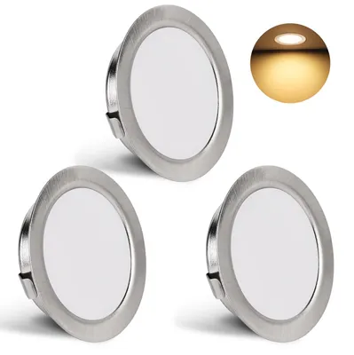 Productafbeelding van LED inbouwlampen 230V 3W 3000K IP44, 3 stuks