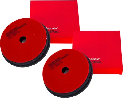 Produktbild von 2x KOCH CHEMIE Heavy Cut Pad Polierpad Polierschwamm Schleifschwamm 126/23 mm