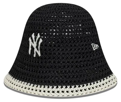 Produktbild von New Era Damen Bucket Hat - STRICK NY Yankees schwarz - S/M