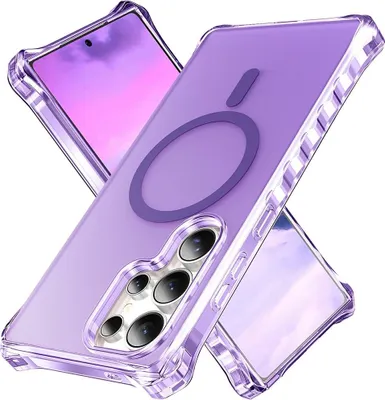 Produktbild von Samsung Galaxy S26 Ultra Hülle - Coverup ShockProof TPU Back Cover - MagSafe Compatible - Violett