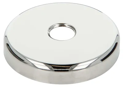 Produktbild von tecuro Gewinderosette 1/2 Zoll x Ø 90 mm x Höhe 15 mm, Messing verchromt