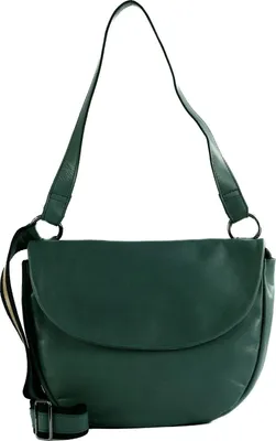 Produktbild von HAROLD'S Leder Umhängetasche Schultertasche Caugio Handbag Double Green tannengrün
