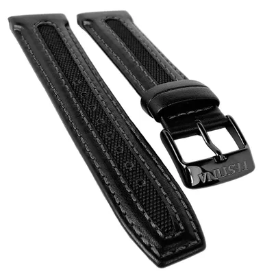 Produktbild von Festina Chronograph Uhrenarmband 23mm Leder/Textil schwarz | F20351/3