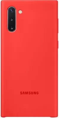 Image de Coque pour Samsung Galaxy Note 10 Silicone Ultra Fine Rouge Samsung