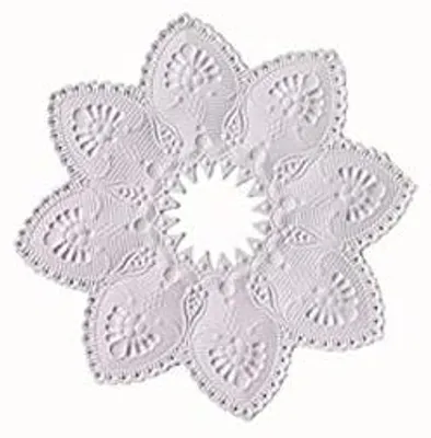 Kerzenmanschette, Karton, 10 cm, Weiß, 100 Stück