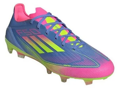 Produktbild von Adidas - Herren Fußballschuhe mit festem Boden "F50 Pro" PP5442 (42,5 EU) (Blau/Grün/Pink)