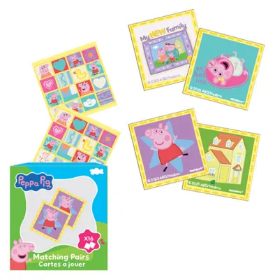 Zdjęcie produktu dla Karty do gry Świnka Peppa, Obraz wygenerowany przez AI