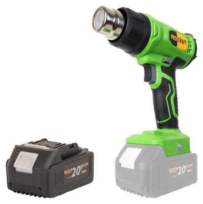 Produktbild von Procraft PH24bb Akku Heißluftpistole 20 V 50 - 550 °C + 1x Akku 4,0 Ah - ohne Ladegerät