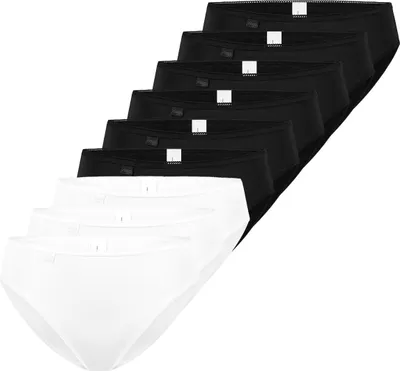 Produktbild von sloggi 9er Pack 24/7 Microfibre Tai Slip Perfekter Sitz, Mit feinen Details, Angenehm auf der Haut schwarz meliert 48