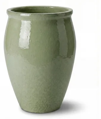 Obrázok produktu pre Provencelia BACCHUS veľký keramický kvetináč, mrazuvzdorný, Jadeitová perla, Ø36 x V52 cm, 25 l