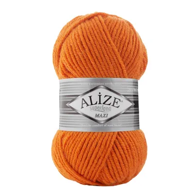 Produktbild von 100g Strickgarn Strickwolle Alize Superlana Maxi 25% Wolle, 100g, Farbwahl
