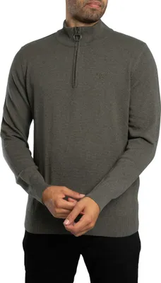 Produktbild von Barbour Baumwollstrick mit halbem Reißverschluss, Grün XL