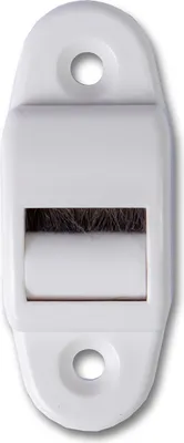 Produktbild von INOVATEC Gurtführung mit Bürste für 15 mm Mini Gurtband weiß