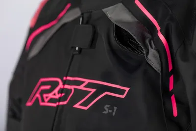 Zdjęcie produktu dla RST Ladies S1 CE Textile Jacket - Black/Neon Pink Rozmiar L