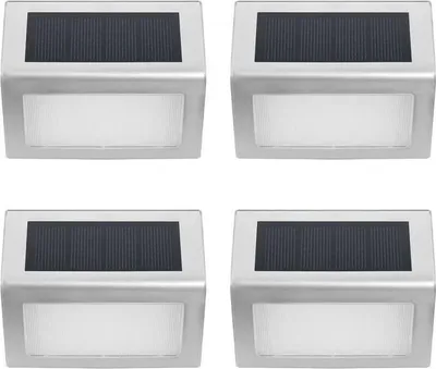 Produktbild von Solar-Gartenleuchten – 4er-Set Solar-Außenleuchten für Terrasse, Garten, Hinterhof, Patio, Hof, warmes Licht