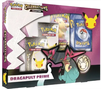 Produktbild von Pokemon 25th Anniversary Celebrations Dragapult Prime Collection englisch