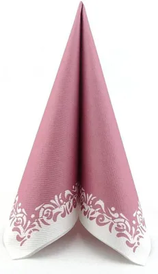 Produktbild von Airlaid Serviette Romantique in Altrosa, 40 x 40 cm, 50 Stück - APARTina