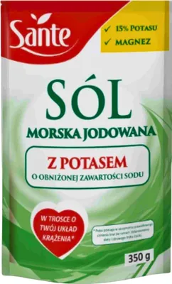Zdjęcie produktu dla Sól niskosodowa z magnezem i potasem SANSOL 350 g