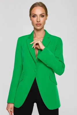 Produktbild von Made of Emotion Damen-Blazer Lorri M701 grün XXL