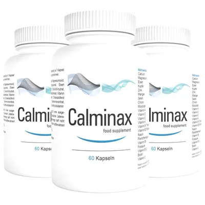 Produktbild von Calminax - 180 Kapseln (3x 60 Kapseln), 3er Pack