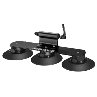 Immagine prodotto di ROCKBROS Portabiciclette con ventose, portabiciclette da tetto, per 1 bicicletta, nero