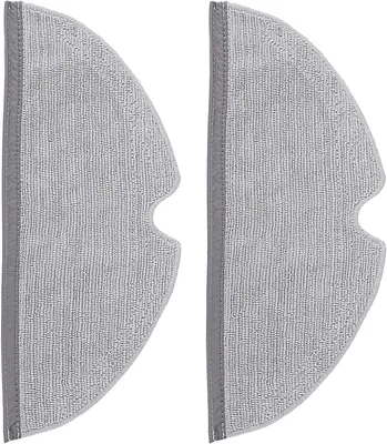 Produktbild von 2 Stück Wischtücher für Roborock S5 Max S50 S55 S6 S6 MaxV S6 Pure S4 S5 S50 S51 S55 S5 Max Q5 Pro Q5 Pro+ Q7 Q7+ Q7 Max Q8 Max Q8 Max+ - Mikrofaser Mopp Ersatz, Waschbar & Wiederverwendbar