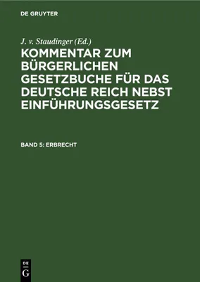 Produktbild von Erbrecht