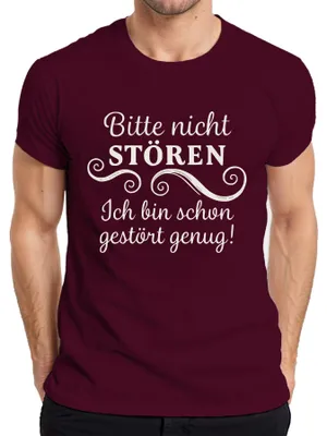 Immagine prodotto di T-shirt da uomo divertente, sarcastica e sfrontata, borgogna, M