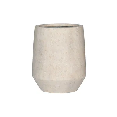 Produktbild von Töpfertöpfe Blumentopf Hartith Travertin Beige D 40cm H 48cm Öffnung 30cm