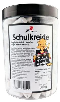 Produktbild von Schulkreide 600g Dose