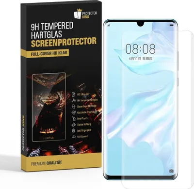 Produktbild von 4x 9H Panzerglas für Huawei P30 Pro FULL CURVED Displayschutz Schutzglas Schutzfolie Panzerfolie HD KLAR