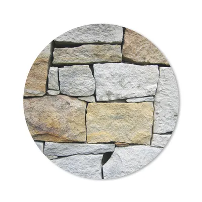 Obrázok produktu pre Podložka pod myš - Kamenný múr bez cementu - 30x30cm - Rohožka pod myš