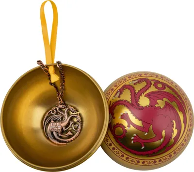 Produktbild von Game of Thrones Christbaumschmuck mit Halskette Targaryen