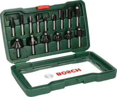Produktbild von 15-teiliges HM-Fräser-Set (8 mm Schaft)