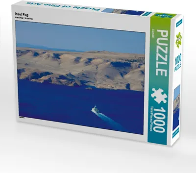 Produktbild von Calvendo Insel Pag 1000 Teile Puzzle quer 640x480mm, CALVENDO; 7438206