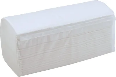 Produktbild von Papierhandtücher, Handtuchpapier 2-lagig, zz- Falzung Zellstoff Hochweiß, 25 x 23 cm