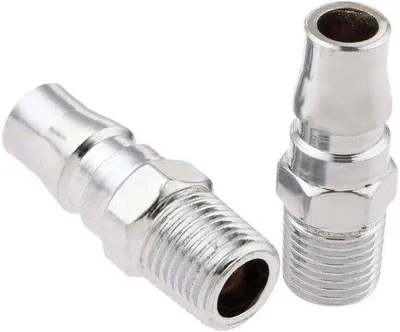 Produktbild von Schnellverschluss-Luftschlauch-Anschluss Männlich Silber 1/4"