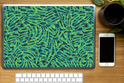 Produktbild von MuchoWow® Laptop Aufkleber Sticker Cover Dschungel - Tiere - Muster 40x30 cm - Laptop Dekoration - Selbstklebend