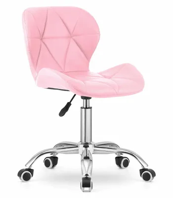 Immagine prodotto di Sedia Valora AVOLA - Rosa x1 | Sedia girevole per lavoro, studio o toletta