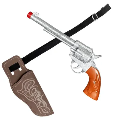 Immagine prodotto di Revolver e fondina - Accessori per costumi in maschera da cowboy