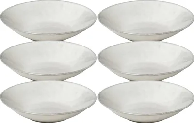 Produktbild von Broste Copenhagen NORDIC SAND Teller tief 22,5 cm Set6