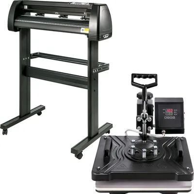 Produktbild von 5 in 1 Hitzepresse 34" Vinyl Schneideplotter Kunsthandwerk Drucker mit Tabelle