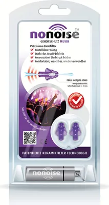 Produktbild von NoNoise Gehörschutz Musik, 2 St