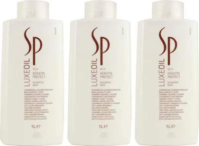 Produktbild von Wella SP Luxe Oil Keratin Protect 3 x 1000 ml Shampoo Set
