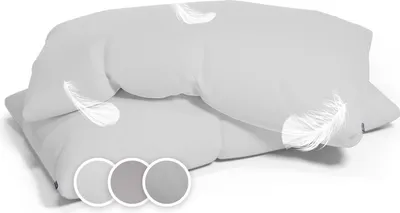 Produktbild von Sleepwise Weicher Kissenbezug 40 x 80, 1500TC Getestet, 2er-Set Microfaser-Kissenbezug 40x80 cm, Flauschige Kissenbezüge Hypoallergen & Atmungsaktiv, 40x80cm Kissenbezug mit Reißverschluss